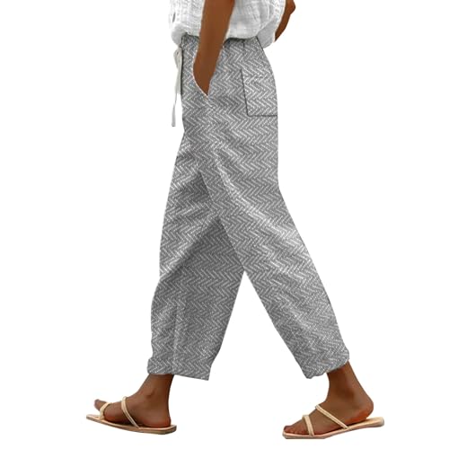VgguDoe Damen Hosen Kurz Sommer Damen Leinenhose 3/4 Damen Hose Weites Bein Sommer Kleidung Damen Safarikleidung Damen Weite Damen Jogpants Damen Leinenhose Damen Sommer Kurzgröße VgguDoe Damen Hosen Kurz Sommer Damen Leinenhose 3/4 Damen Hose Weites Bein Sommer Kleidung Damen Safarikleidung Damen Weite Damen Jogpants Damen Leinenhose Damen Sommer Kurzgröße von VgguDoe