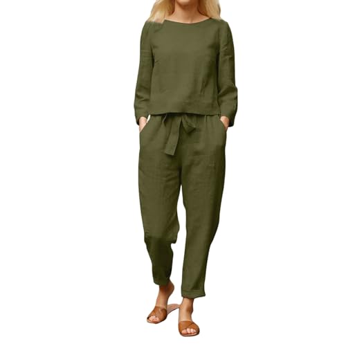 VgguDoe Zweiteiler Damen Sommer Elegant,Sommer Outfits Damen Curvy,Frauen Kleidung,Mode für Mollige Frauen,Business Outfit Women,Freizeitanzug,Musselin Bluse Grün XL VgguDoe Zweiteiler Damen Sommer Elegant,Sommer Outfits Damen Curvy,Frauen Kleidung,Mode für Mollige Frauen,Business Outfit Women,Freizeitanzug,Musselin Bluse Grün XL von VgguDoe