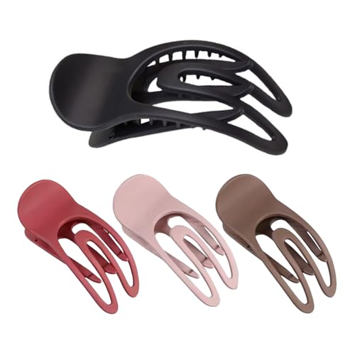 Entenschnabel Haarklemmen | Flache Haarklemmen Für Styling | Set mit stylischen Haarspangen für Frauen Mädchen unterwegs Arbeit Feier praktische Frisierbarretten von Vgvgaj