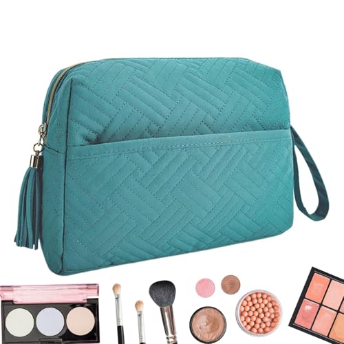 Make-up-Aufbewahrungstasche, Make-up-Tasche mit großem Fassungsvermögen | Kosmetiktasche mit Weitöffnung,Tragbare, wasserdichte Reisekosmetiktasche mit großem Fassungsvermögen und Riemen für Damen und Make-up-Aufbewahrungstasche, Make-up-Tasche mit großem Fassungsvermögen | Kosmetiktasche mit Weitöffnung,Tragbare, wasserdichte Reisekosmetiktasche mit großem Fassungsvermögen und Riemen für Damen und von Vgvgaj