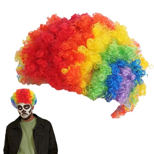 Perücken für Erwachsene, Haarperücke | Bogenperücken | lockige Perücke, lustige synthetische Cosplay-Perücke, Kostümzubehör für Erwachsene von Vgvgaj