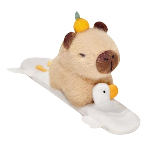 Vgvgaj Capybara Armband,Plüschtiere Capybara | Modisches Tier Klapparmband - Für Mädchen Schule Zuhause Reise Alltag Weihnachten Geburtstag Party von Vgvgaj