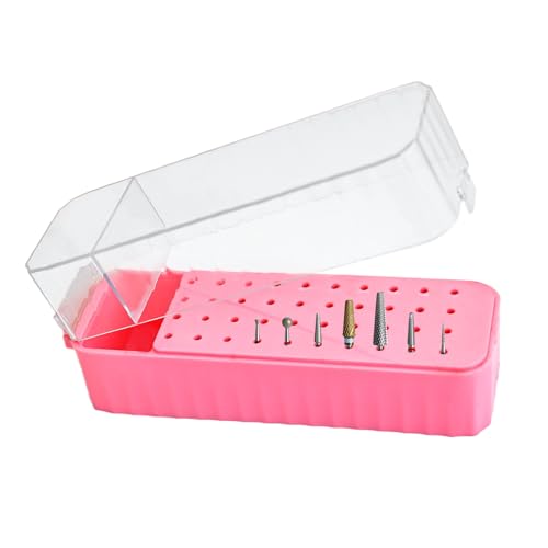 Vhjlfig Nagel Fräser Behälter - 40-Fach Organizer Für Nagelfräser-Bits | Mit Klarsicht Deckel Staubdicht Für Maniküre Pediküre Zuhause Vhjlfig Nagel Fräser Behälter - 40-Fach Organizer Für Nagelfräser-Bits | Mit Klarsicht Deckel Staubdicht Für Maniküre Pediküre Zuhause von Vhjlfig
