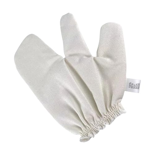 Vhjlfig Peeling-Handschuhe | Seidenkörper – Hauthandschuh, Gesichtsschrubber für Massage, Herren, Spa, Gesicht, Frauen, Füße, Hygiene, Reisen, Zuhause von Vhjlfig