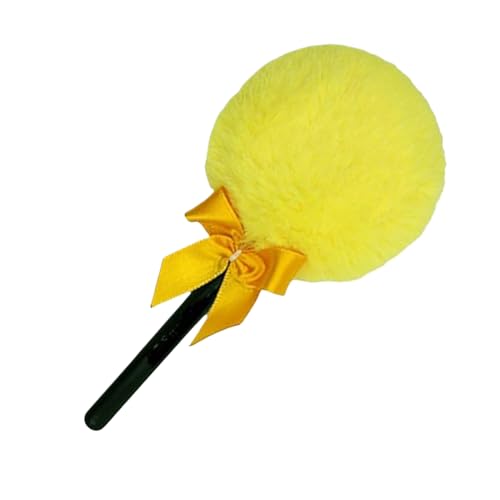 Vhjlfig Puderquaste mit Griff – Lollipop Gesichtspuderquaste – Staubapplikator mit Marshmallow-Griff Make-up Werkzeug für empfindliche Haut Frauen Mädchen Arbeit Gesicht Date Zuhause Täglicher von Vhjlfig