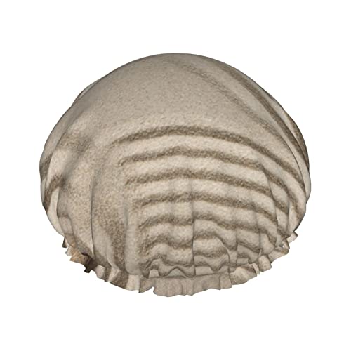 Duschhaube „Rocks Over A Rippled“, bedruckt, Badekappe, wasserdicht, wiederverwendbar, für Damen und Herren, Haar-Badekappen von VhoMes