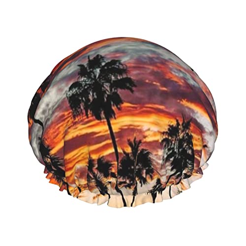 Duschhaube Range Blaze bedruckte Badekappe, wasserdicht, wiederverwendbar, Duschhut für Damen und Herren, Haar-Badekappen Duschhaube Range Blaze bedruckte Badekappe, wasserdicht, wiederverwendbar, Duschhut für Damen und Herren, Haar-Badekappen von VhoMes