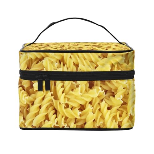 Make-up-Tasche, große Kosmetiktasche, tragbare Reisetasche, Leder, wasserdicht, für Damen und Mädchen,Spaghetti von VhoMes