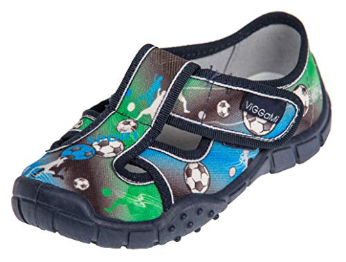 Vi-GGa-Mi Alex Slipper, Green/Dark Blue, 33 EU von Viggami