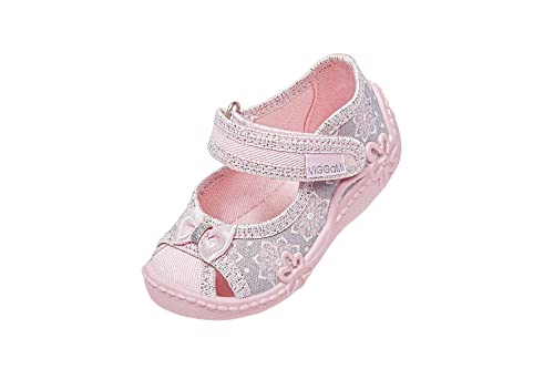 Vi-GGa-Mi Jungen Mädchen EWELINKA Slipper, Pale pink, 20 EU von Vi-GGa-Mi