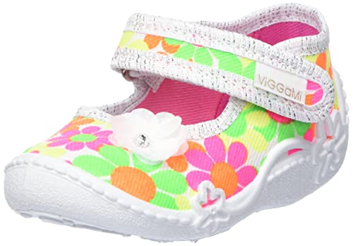 Vi-GGa-Mi Jungen Mädchen LILA NEON Slipper, Multicolor, 23 EU von Vi-GGa-Mi