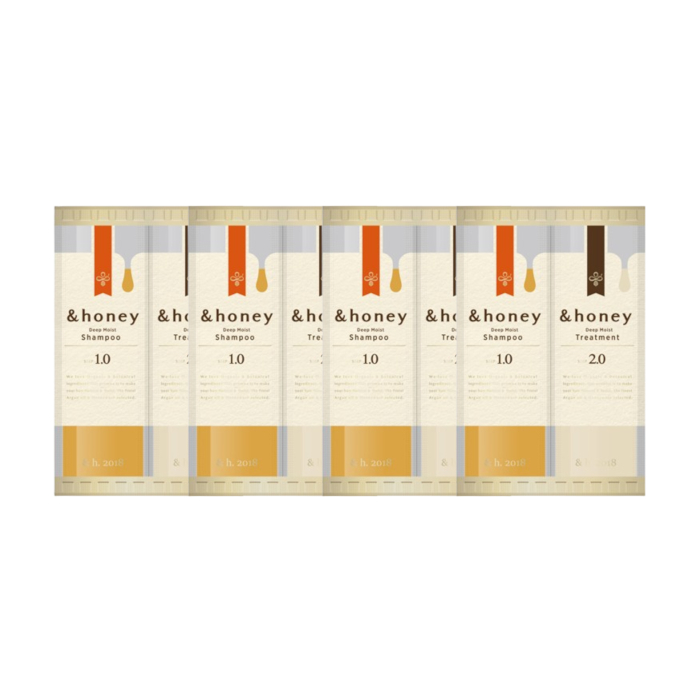 ViCREA - & honey Deep Moist Shampoo & Treatment Trial Set - 10ml+10ml - (4ea) Set von ViCREA