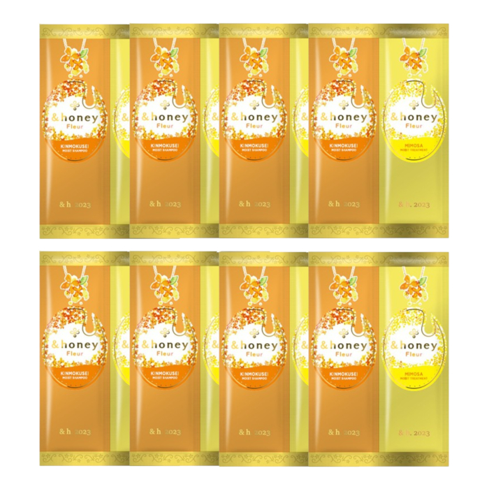 ViCREA - & honey Fleur Shampoo & Treatment Trial Set - 10ml+10g - (8ea) Set von ViCREA