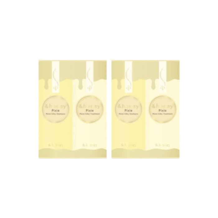 ViCREA - & honey Pixie Most Silky Shampoo & Treatment Trial Set - 10ml+10g - (2ea) Set von ViCREA