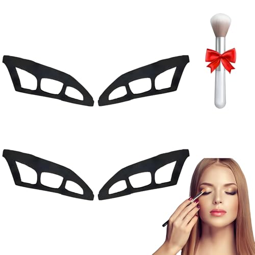 Lidschatten-Assistent, Eyetour Lidschatten-Tool, Lidschatten-Guide, Make-up-Tool Für Lidschatten, Lidschatten-Schablonen Für Augen, Schnell-Make-up-Schablonen Für Frauen (2 Pair) von ViCUULY