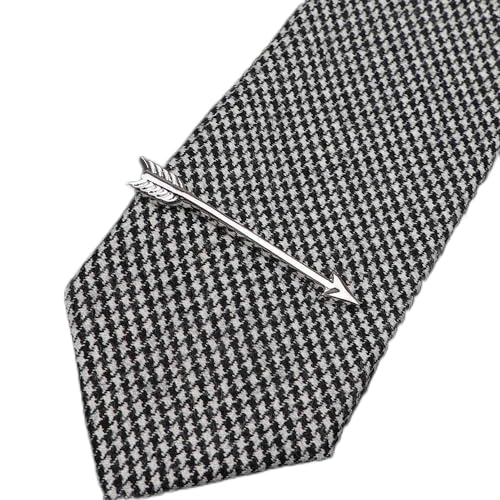 ViLLeX Krawattenklammern für Herren, Edelstahl Schlüsselschere Pfeil Bart Gold Metall Krawattenklammer for Männer Krawattenklammern Pin for Herrengeschenk (Farbe: 8) (Color : 2) von ViLLeX