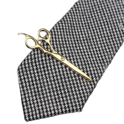 ViLLeX Krawattenklammern für Herren, Edelstahl Schlüsselschere Pfeil Bart Gold Metall Krawattenklammer for Männer Krawattenklammern Pin for Herrengeschenk (Farbe: 8) (Color : 9) von ViLLeX
