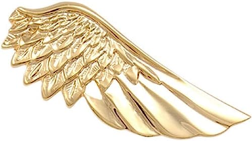 ViLLeX Krawattenklammern für Herren, Goldfarbene Flügel-Krawattenklammer mit Pin-Verschluss, Hochzeitsgeschenk, Metall-Krawattenklammern for Herren-Fliege-Schmuck von ViLLeX