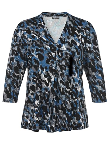 Via Appia Due Damen Extrovertiertes 3/4-Arm-Shirt mit abstraktem Animalprint von Via Appia Due