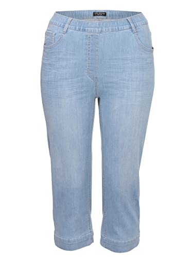 Via Appia Due Damen Zeitlose 7/8-Jeans in unifarbenem Stil Jeans hellblau 54 von Via Appia Due