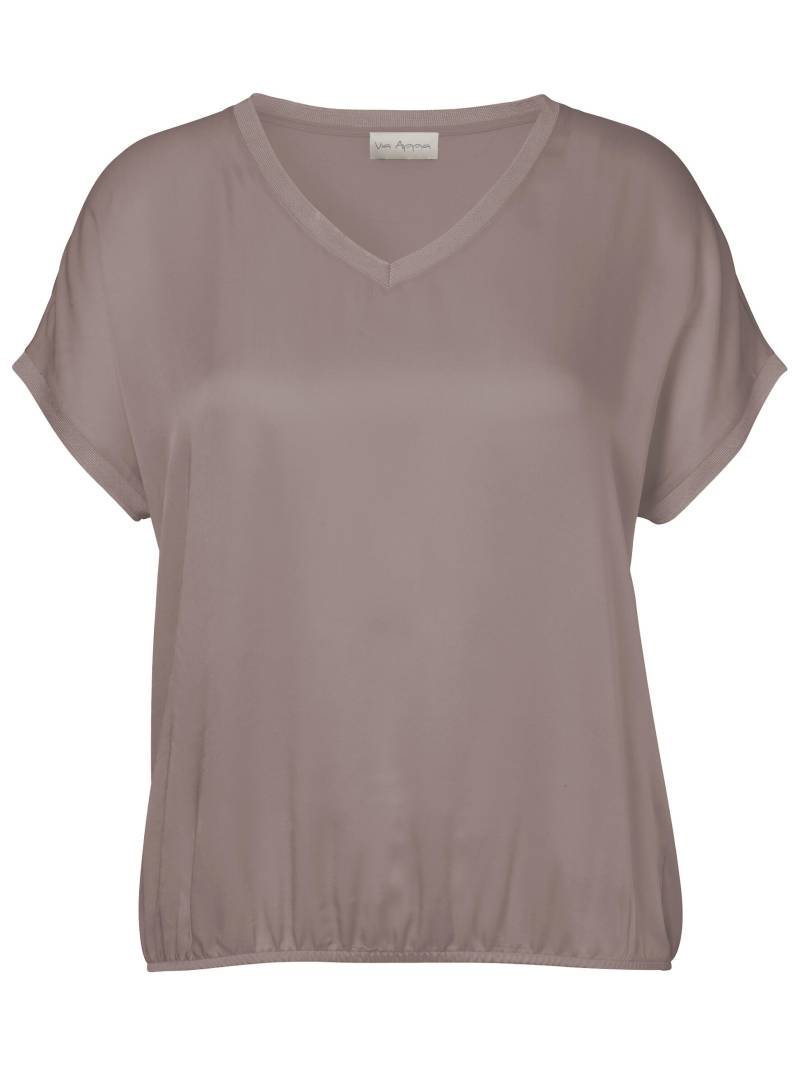 Via Appia - Bluse V-Ausschnitt 1/2 Arm taupe - Gr. - 40 von Via Appia