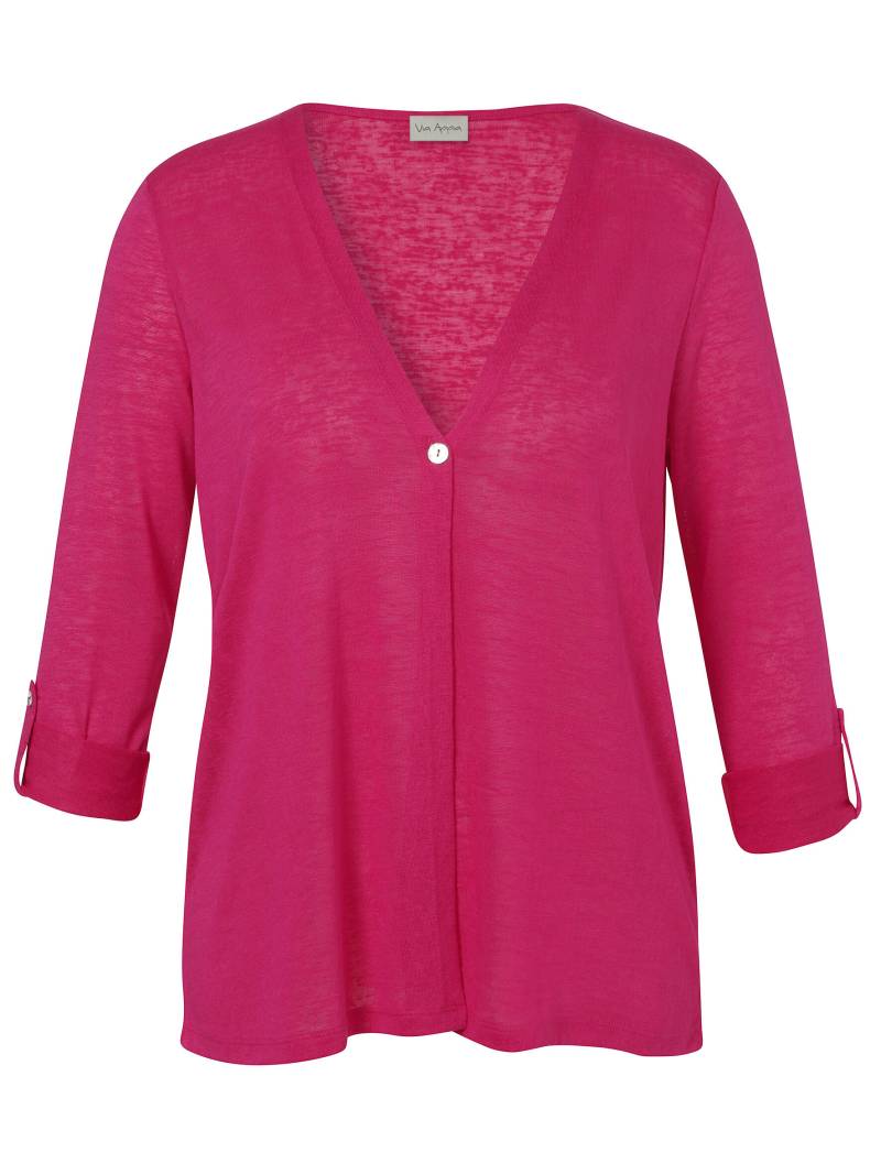 Via Appia - Jacke 1/1 Arm Krempelarm fuchsia - Gr. - 46 von Via Appia
