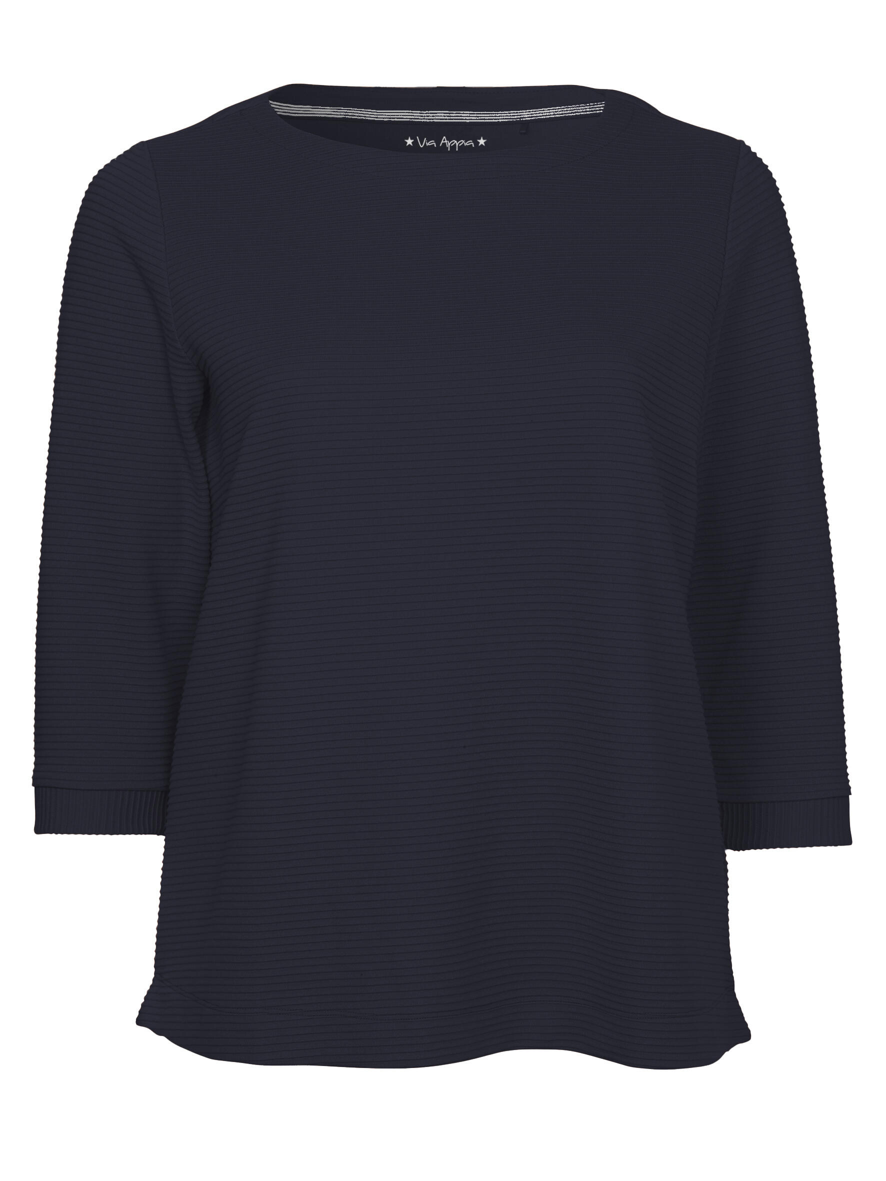 Via Appia - Sweatshirt U-Boot 3/4 Arm dunkelblau - Gr. - 38 von Via Appia