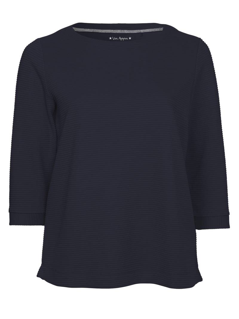 Via Appia - Sweatshirt U-Boot 3/4 Arm dunkelblau - Gr. - 38 von Via Appia