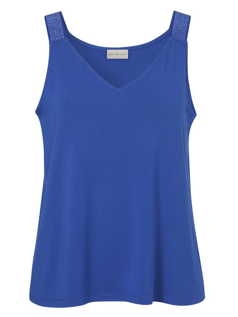 Via Appia - Top V-Ausschnitt kobalt - Gr. - 44 von Via Appia