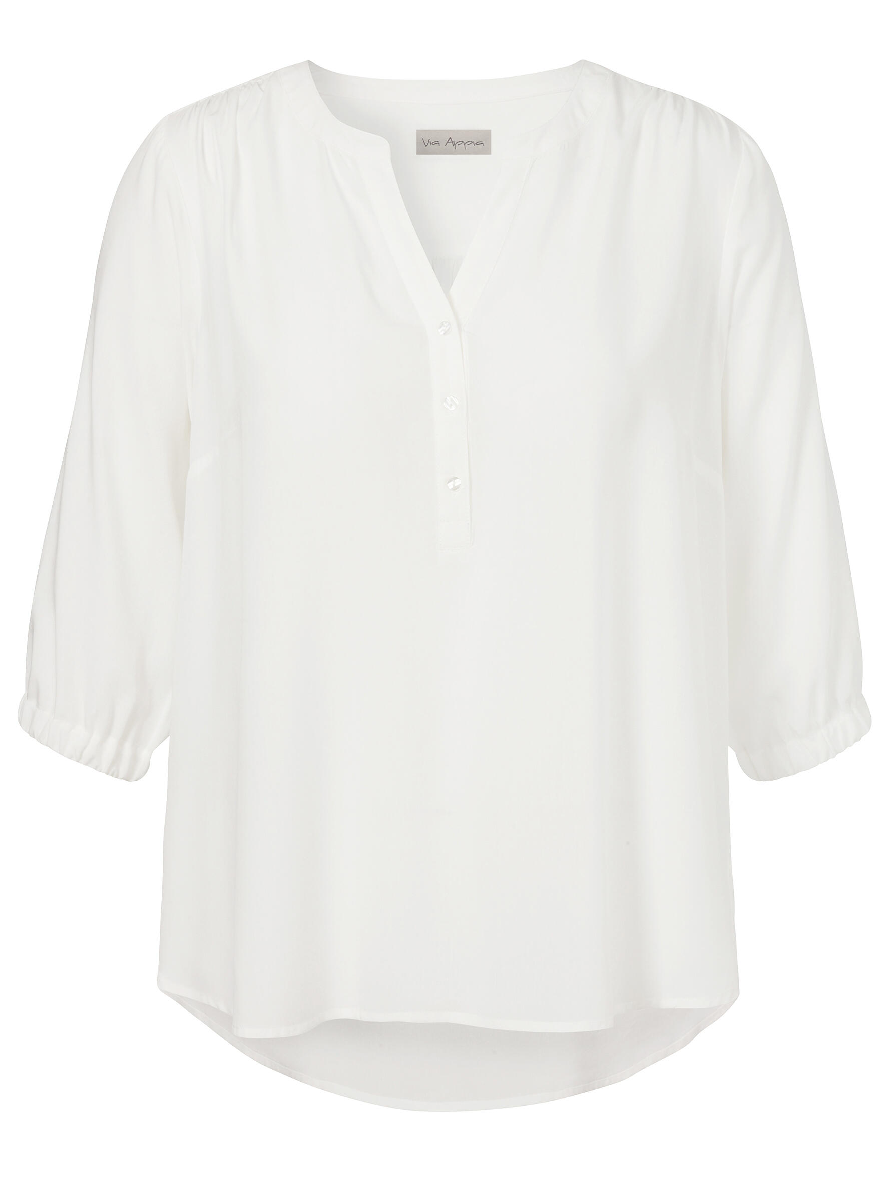 Via Appia - Tunika V-Ausschnitt 3/4 Arm ecru - Gr. - 40 von Via Appia