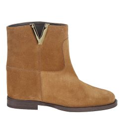 Via Roma 15 Braune Leder Stiefeletten von Via Roma 15
