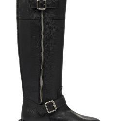 Via Roma 15 Schwarze Leder Stiefeletten von Via Roma 15