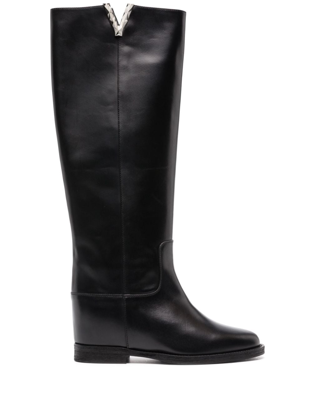 Via Roma 15 Stiefel aus Leder - Schwarz von Via Roma 15