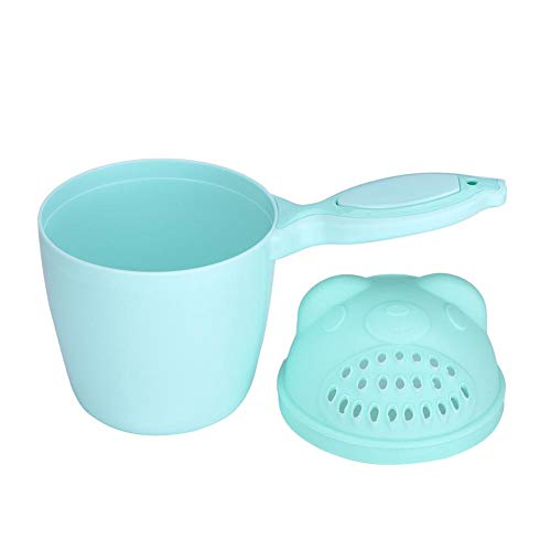 Baby Bath Rinse Cup, abnehmbarer Baby Bath Mug Baby Shampoo Rinser Tränenfreier Wasserfall Rinser Baby Bath Rinser Eimer Kid Wash Hair Bathing Flusher für Baby Tub[Grün]Badezimmersicherheit von ViaGasaFamido