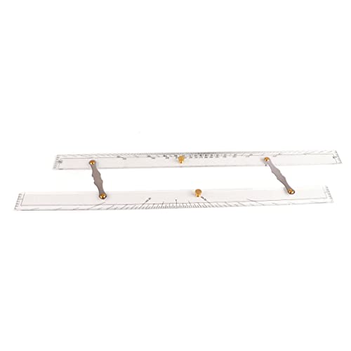 Marine Navigation Parallel Herrscher Hoher Transparenzzeichnung und Messung der Lineal mit Klarer Skala Zum Zeichnen von Azimutlinien, Navigationslinien und Messgrad (600mm) von ViaGasaFamido