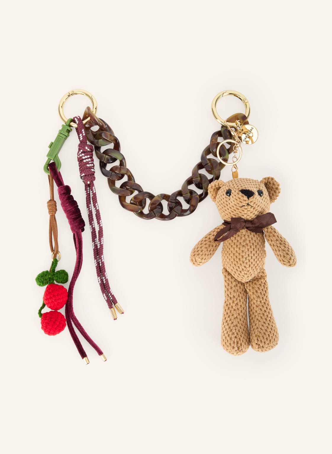 Viamailbag Taschenanhänger braun von ViaMailBag