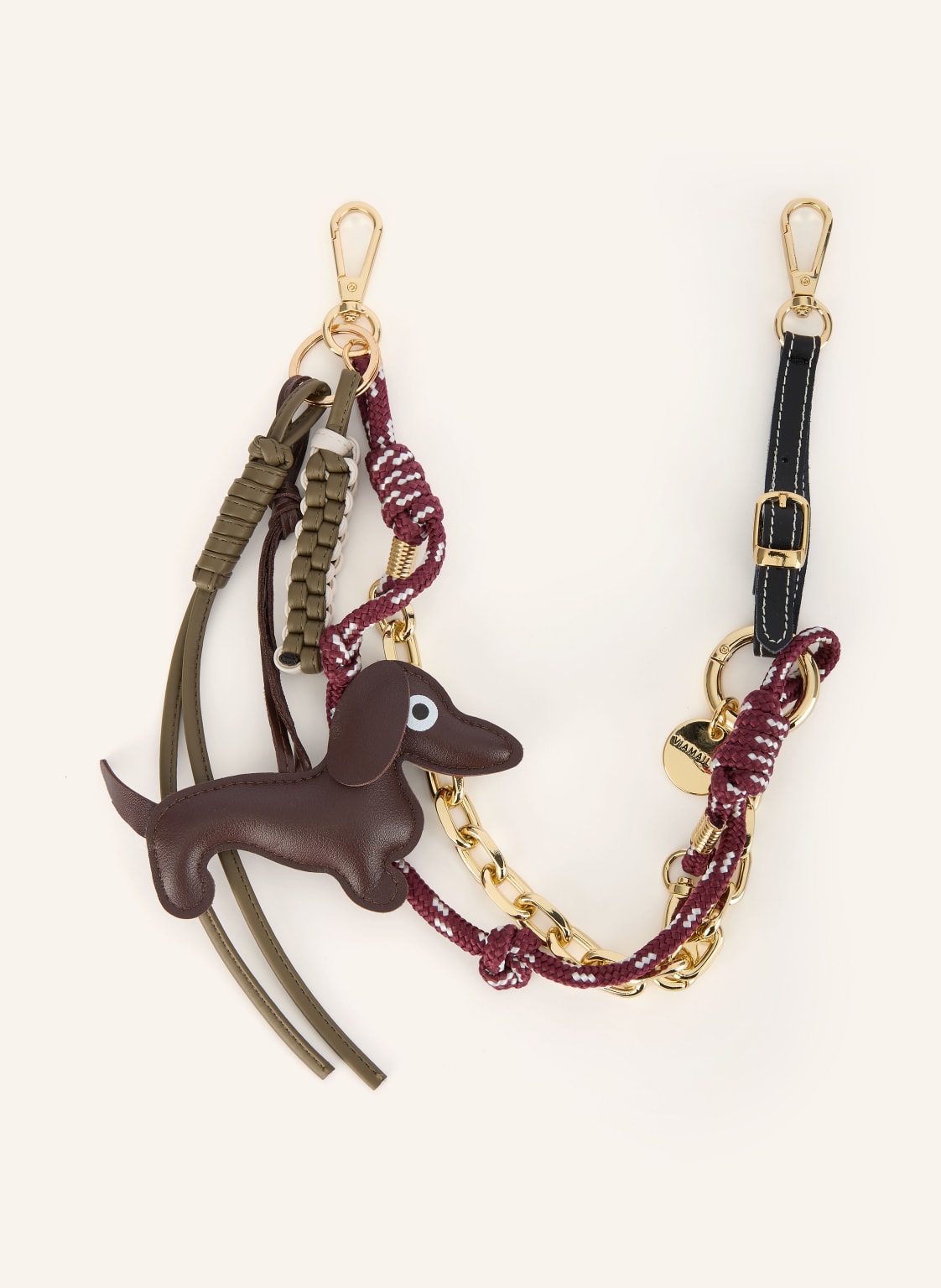 Viamailbag Taschenanhänger braun von ViaMailBag