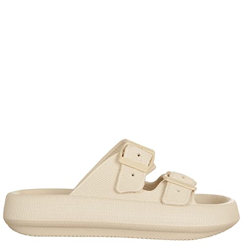 VialeScarpe - Woz? Linosa aus weichem EVA-Gummi. Verstellbare Riemen, anatomische Einlegesohle. Damen. Gr., beige, 39 EU von VialeScarpe