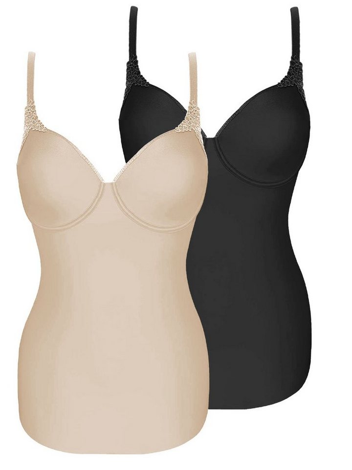 Viania BH-Hemd 2er Pack Spacer BH Hemd Carola (Spar-Set, 2-tlg) extra flache Nähte von Viania