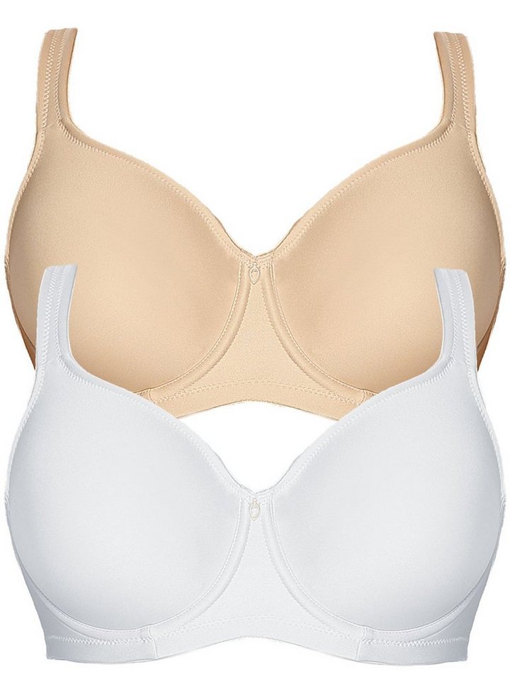 Viania Set: Minimizer-BH 2er Pack Minimizer Bügel BH Basic (Spar-Set, 2-tlg) nahtlos von Viania