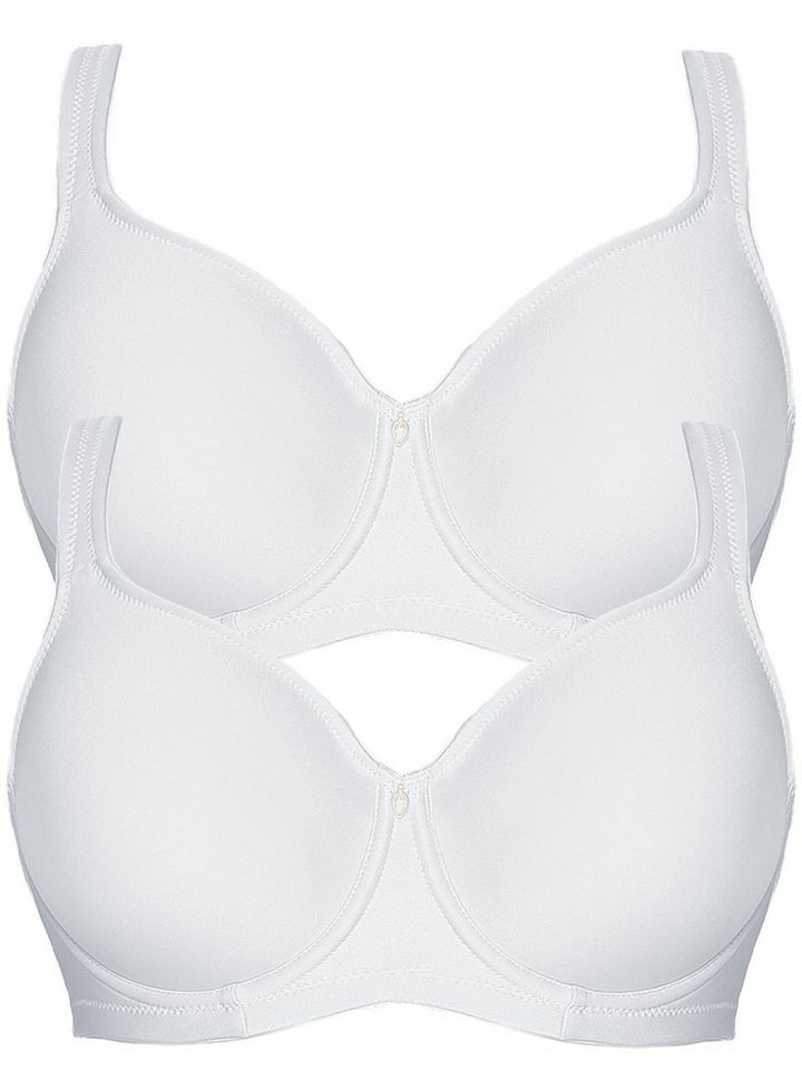 Viania Set: Minimizer-BH 2er Pack Minimizer Bügel BH Basic (Spar-Set, 2-tlg) nahtlos von Viania