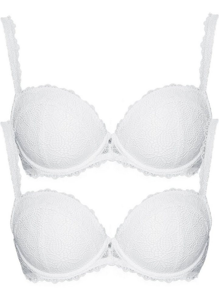 Viania Set: Schalen-BH 2er Pack Push up BH Leni (Spar-Set, 2-tlg) - von Viania