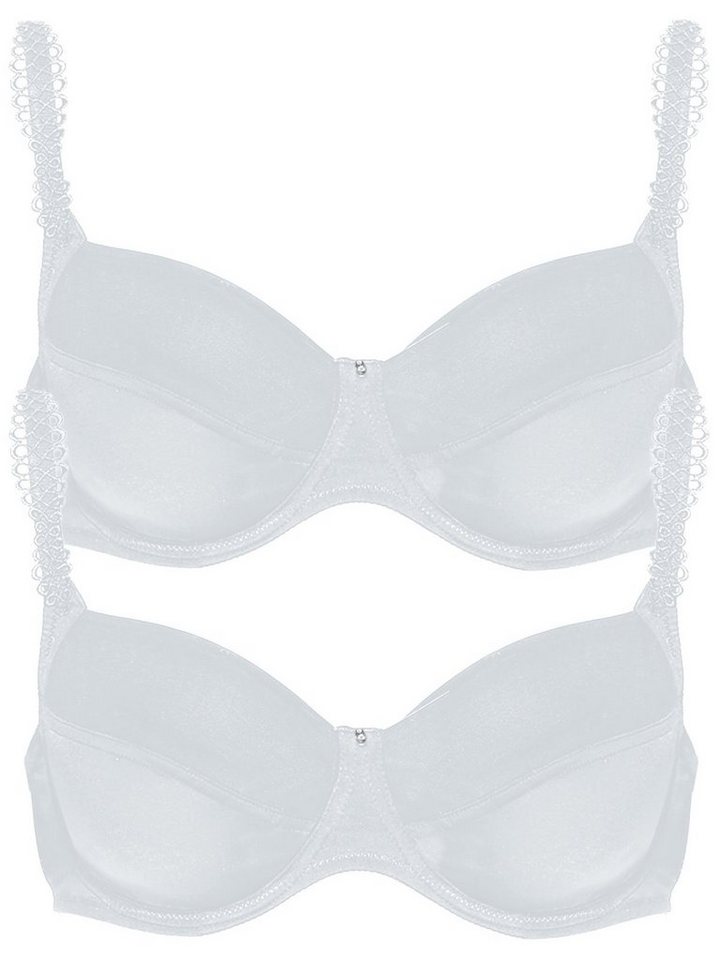 Viania Set: Schalen-BH 2er Pack Spacer Bügel BH Sally (Spar-Set, 2-tlg) nahtlos von Viania