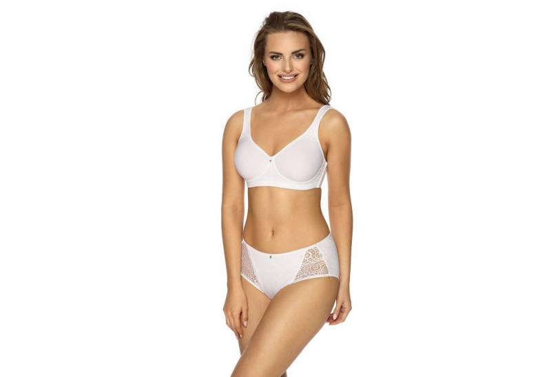 Viania Soft-BH 194454 (1-tlg) bügellos breite Komfortträger Spacercups Weiß von Viania