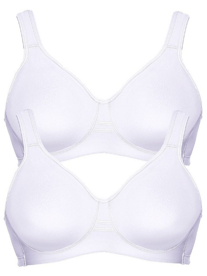 Viania Sport-BH 2er Pack Sport BH Workout (Spar-Set, 2-tlg) nahtlos von Viania