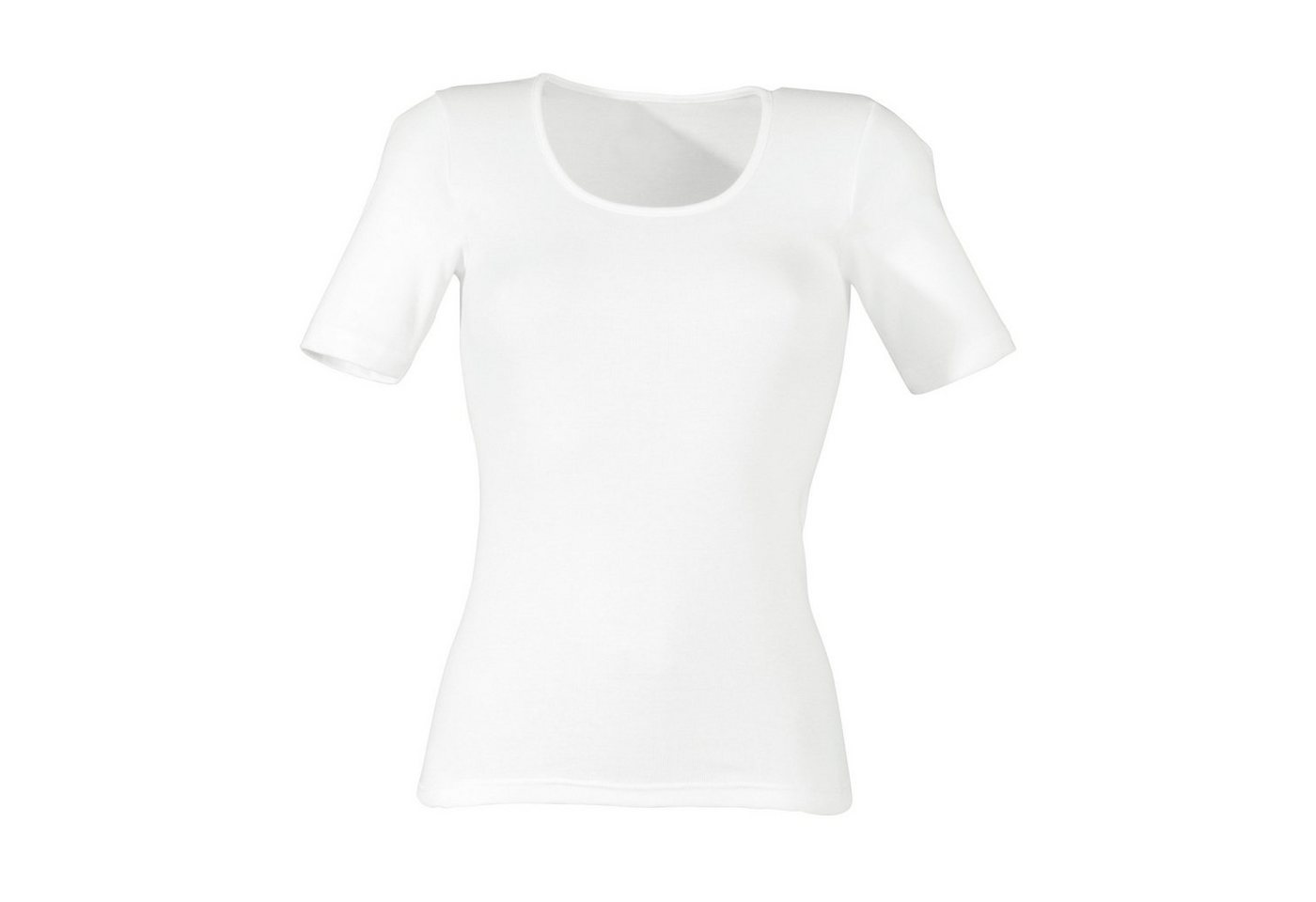 Viania T-Shirt Damen-Unterhemd, 1/2-Arm Feinripp Uni von Viania