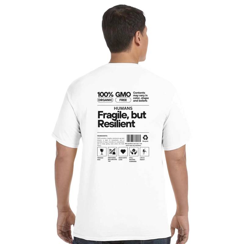 Human Fragile But Resilient T-Shirt - Comfort & Style Gift For Her Or Him Human Fragile But Resilient T-Shirt - Comfort & Style Gift For Her Or Him von VibeWearifyDesign