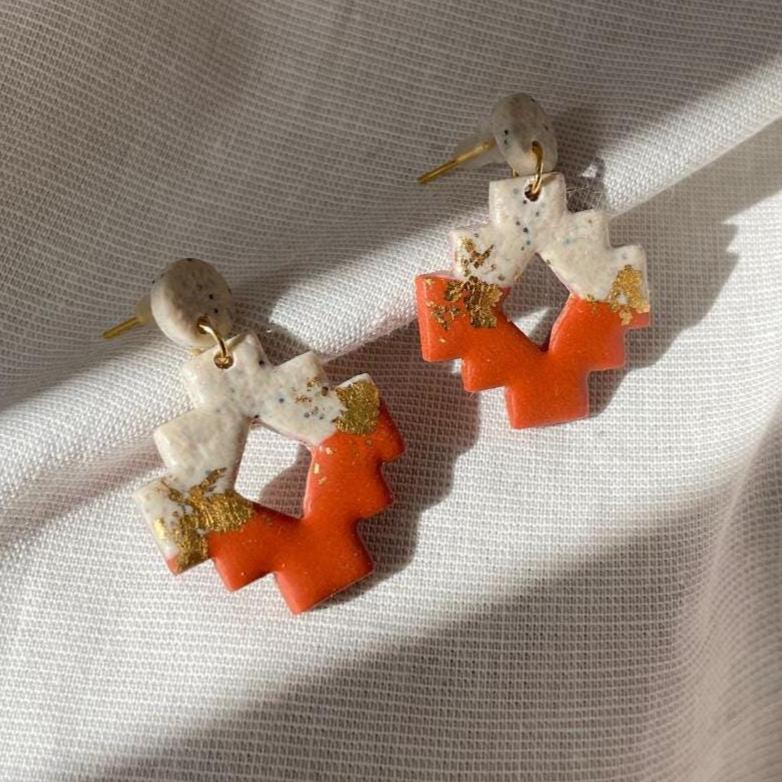 Zweite Wahl Einzigartige Statement-Ohrringe Mit Kleinen Makeln | Polymer Clay |Edelstahl Nickelfrei Federleicht Minimaler Abfall Silber Zweite Wahl Einzigartige Statement-Ohrringe Mit Kleinen Makeln | Polymer Clay |Edelstahl Nickelfrei Federleicht Minimaler Abfall Silber von VibesConcept