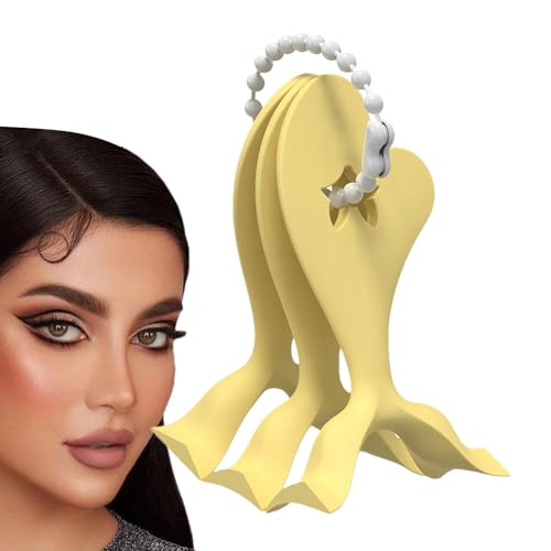 Eyeliner-Schablonen, Schablone für Eyeliner mit Flügeln, 3-teiliges Lidschatten-Applikator-Schablone für Anfänger, wiederverwendbares Wimpernformwerkzeug von Vibhgtf