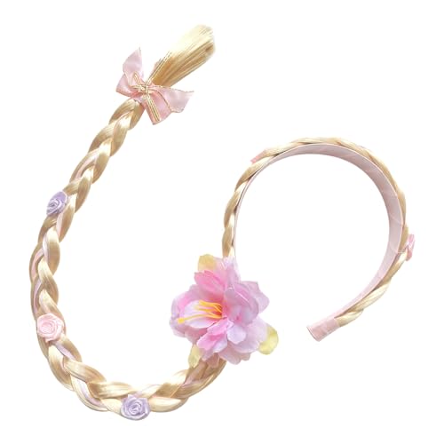 Prinzessin Stirnbänder für Mädchen, Kinder Perücken Mädchen | Bequeme Perücke für Kinder | Buntes weiches Styling -Werkzeug hautfreundliches realistisches Haarstück für Cosplay -Partyspielzeug Prinzessin Stirnbänder für Mädchen, Kinder Perücken Mädchen | Bequeme Perücke für Kinder | Buntes weiches Styling -Werkzeug hautfreundliches realistisches Haarstück für Cosplay -Partyspielzeug von Vibhgtf